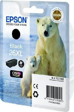 Картридж для струйного принтера Epson Картридж 26XL C13T26214010/C13T26214012 Картридж для струйного принтера Epson Картридж 26XL C13T26214010/C13T26214012