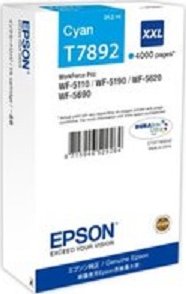Картридж для струйного принтера Epson Картридж с голубыми чернилами T7562 для WF-8090, 8590 (C13T756240) Картридж для струйного принтера Epson Картридж с голубыми чернилами T7562 для WF-8090, 8590 (C13T756240)