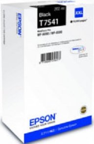 Картридж для струйного принтера Epson Картридж экстраповышенной емкости с черными чернилами T7541 для WF-8090, 8590 (C13T754140) Картридж для струйного принтера Epson Картридж экстраповышенной емкости с черными чернилами T7541 для WF-8090, 8590 (C13T754140)