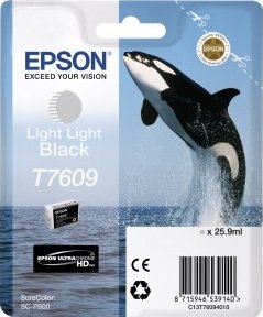 Картридж для струйного принтера Epson Контейнер с светло-серыми чернилами T7609 для SC-P600 (C13T76094010) Картридж для струйного принтера Epson Контейнер с светло-серыми чернилами T7609 для SC-P600 (C13T76094010)