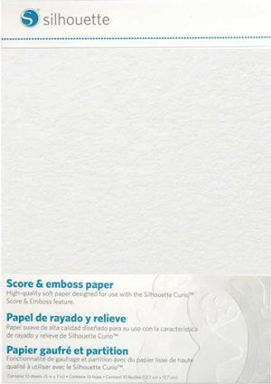 Silhouette Бумага для тиснения и биговки (12.7x17.7 см, 10 листов) для плоттеров Curio Silhouette Бумага для тиснения и биговки (12.7x17.7 см, 10 листов) для плоттеров Curio