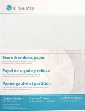 Silhouette Бумага для тиснения и биговки (30.4x27.9 см, 10 листов) для плоттеров Curio Silhouette Бумага для тиснения и биговки (30.4x27.9 см, 10 листов) для плоттеров Curio