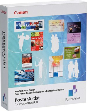 Опция для струйных плоттеров Canon Программное обеспечение Poster Artist Опция для струйных плоттеров Canon Программное обеспечение Poster Artist