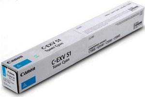 Картридж для лазерного принтера Canon Тонер-картридж C-EXV 51L Cyan (0485C002) Картридж для лазерного принтера Canon Тонер-картридж C-EXV 51L Cyan (0485C002)