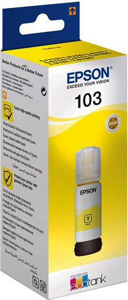 Картридж для струйного принтера Epson Картридж Ecotank 103, Yellow, 65 мл (C13T00S44A) Картридж для струйного принтера Epson Картридж Ecotank 103, Yellow, 65 мл (C13T00S44A)