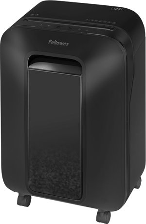 Шредер Fellowes Powershred LX201 (2x12 мм) черный Шредер Fellowes Powershred LX201 (2x12 мм) черный