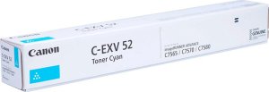 Картридж для лазерного принтера Canon Тонер C-EXV 52 (cyan) (0999C002) Картридж для лазерного принтера Canon Тонер C-EXV 52 (cyan) (0999C002)