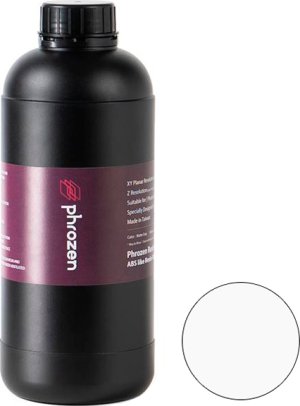 Расходник для 3D принтеров и 3D ручек Phrozen Фотополимерная смола ABS-Like White, белая, 1 кг. Расходник для 3D принтеров и 3D ручек Phrozen Фотополимерная смола ABS-Like White, белая, 1 кг.