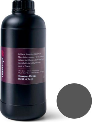 Расходник для 3D принтеров и 3D ручек Phrozen Фотополимерная смола TRV250-LV, серая, 1 кг. Расходник для 3D принтеров и 3D ручек Phrozen Фотополимерная смола TRV250-LV, серая, 1 кг.