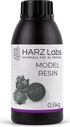 Расходник для 3D принтеров и 3D ручек HARZ Фотополимер Labs Model Resin, серый (500 гр) Расходник для 3D принтеров и 3D ручек HARZ Фотополимер Labs Model Resin, серый (500 гр)