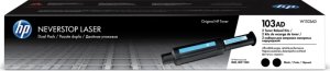 Картридж для лазерного принтера HP Заправочaный комплект 103AD для Neverstop 1000/1200, двойная упаковка (2*2 500 стр.) (W1103AD) Картридж для лазерного принтера HP Заправочaный комплект 103AD для Neverstop 1000/1200, двойная упаковка (2*2 500 стр.) (W1103AD)