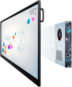 Интерактивная панель NexTouch NextPanel 65 (65" / 4K / IR Touch / Android 8.0) + OPS (Intel Core i5 / DDR4 8Гб / SSD 120Гб / Win10) Интерактивная панель NexTouch NextPanel 65 (65" / 4K / IR Touch / Android 8.0) + OPS (Intel Core i5 / DDR4 8Гб / SSD 120Гб / Win10)