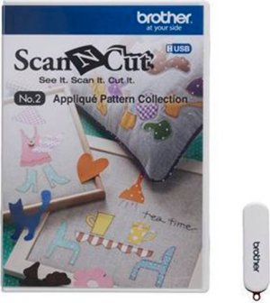 Brother Набор дизайнов для аппликаций (CAUSB2) Brother Набор дизайнов для аппликаций (CAUSB2)