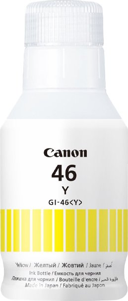 Картридж для лазерного принтера Canon Контейнер с чернилами GI-46 Y Yellow (4429C001) Картридж для лазерного принтера Canon Контейнер с чернилами GI-46 Y Yellow (4429C001)