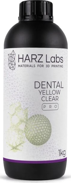 ��������� ��� 3D ��������� � 3D ����� HARZ �����������   Labs Dental Yellow Clear PRO, ���������� ������ (1000 ��)