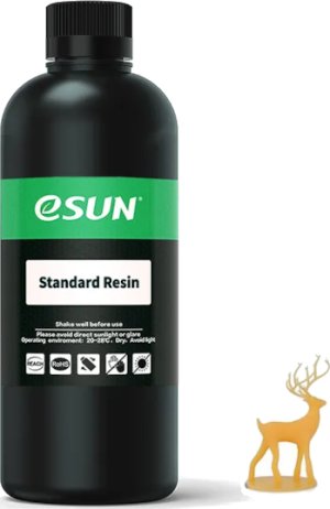 Расходник для 3D принтеров и 3D ручек Esun Фотополимерная смола Standard, желтая, 0,5 л Расходник для 3D принтеров и 3D ручек Esun Фотополимерная смола Standard, желтая, 0,5 л