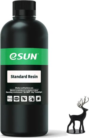 Расходник для 3D принтеров и 3D ручек Esun Фотополимерная смола Standard, черная, 0,5 л Расходник для 3D принтеров и 3D ручек Esun Фотополимерная смола Standard, черная, 0,5 л