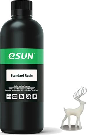 Расходник для 3D принтеров и 3D ручек Esun Фотополимерная смола Standard, ,белая, 1 л Расходник для 3D принтеров и 3D ручек Esun Фотополимерная смола Standard, ,белая, 1 л