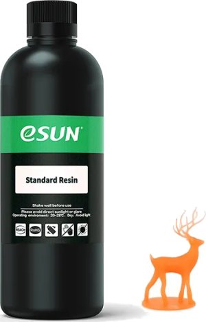 Расходник для 3D принтеров и 3D ручек Esun Фотополимерная смола Standard, оранжевый, 1 л Расходник для 3D принтеров и 3D ручек Esun Фотополимерная смола Standard, оранжевый, 1 л