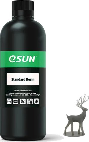 Расходник для 3D принтеров и 3D ручек Esun Фотополимерная смола Standard, серая, 1 л Расходник для 3D принтеров и 3D ручек Esun Фотополимерная смола Standard, серая, 1 л