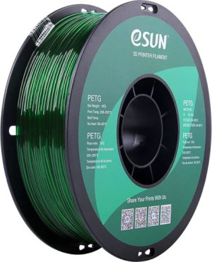 Расходник для 3D принтеров и 3D ручек Esun Катушка PETG-пластика 1.75 мм 1 кг, зелёная Расходник для 3D принтеров и 3D ручек Esun Катушка PETG-пластика 1.75 мм 1 кг, зелёная