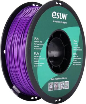 Расходник для 3D принтеров и 3D ручек Esun Катушка PLA+ пластика 1.75 мм 1 кг, пурпурная Расходник для 3D принтеров и 3D ручек Esun Катушка PLA+ пластика 1.75 мм 1 кг, пурпурная