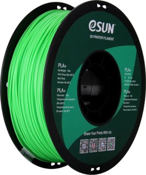 Расходник для 3D принтеров и 3D ручек Esun Катушка PLA+ пластика 1.75 мм 1 кг, светло-зеленая Расходник для 3D принтеров и 3D ручек Esun Катушка PLA+ пластика 1.75 мм 1 кг, светло-зеленая