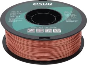 Расходник для 3D принтеров и 3D ручек Esun Катушка eSilk PLA-пластика 1.75 мм 1 кг, красное золото Расходник для 3D принтеров и 3D ручек Esun Катушка eSilk PLA-пластика 1.75 мм 1 кг, красное золото