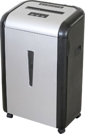 Шредер Bulros B6HC (0.8x2 мм) черные бока/контур, серебро верх/дверца Шредер Bulros B6HC (0.8x2 мм) черные бока/контур, серебро верх/дверца