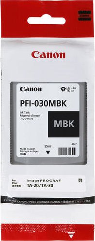 Canon ������� ����������   Pigment Ink PFI-030 (Matte Black) ������� ������, 55 ��., (3488C001AA)
