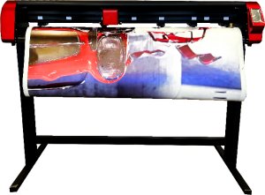 Режущий плоттер MasterCutter V48 со стендом и корзиной Режущий плоттер MasterCutter V48 со стендом и корзиной