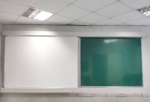 Опция для интерактивных панелей PolyGlide Подвесная настенная рельсовая система Doors 1.1 1200 (2-х досочная) Опция для интерактивных панелей PolyGlide Подвесная настенная рельсовая система Doors 1.1 1200 (2-х досочная)