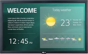 Информационная панель LG 22SM3G-B, 22" FHD, 250 кд/м², рамки 16.3 мм, встроенные динамики, Wi-Fi Информационная панель LG 22SM3G-B, 22" FHD, 250 кд/м², рамки 16.3 мм, встроенные динамики, Wi-Fi