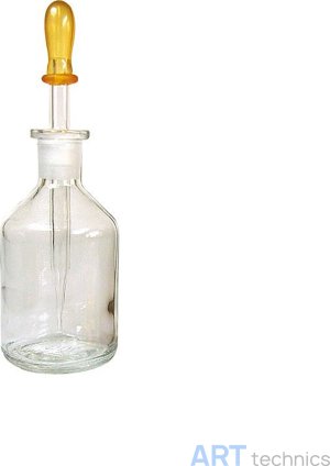 Оборудование для реставрации Deffner & Johann Капельная склянка из прозрачного стекла, ёмкость 100 мл, с пипеткой NS Оборудование для реставрации Deffner & Johann Капельная склянка из прозрачного стекла, ёмкость 100 мл, с пипеткой NS
