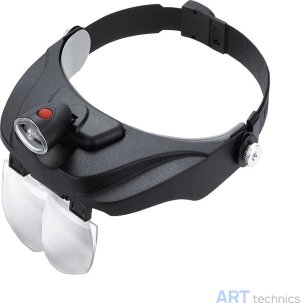 Оборудование для реставрации Deffner & Johann Головная стерео лупа с подсветкой Оборудование для реставрации Deffner & Johann Головная стерео лупа с подсветкой