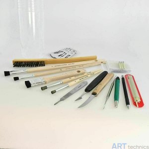 Инструмент Deffner & Johann Набор для экспонирования/очистки, 61 предметов Инструмент Deffner & Johann Набор для экспонирования/очистки, 61 предметов