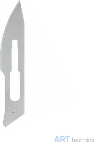 Инструмент Deffner & Johann Лезвия скальпелей, форма № 23, вырез рукоятки Инструмент Deffner & Johann Лезвия скальпелей, форма № 23, вырез рукоятки