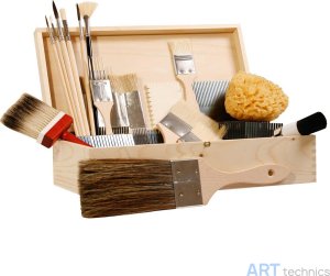 Инструмент Deffner & Johann Набор для имитации текстуры древесины и мрамора, 28 предметов Инструмент Deffner & Johann Набор для имитации текстуры древесины и мрамора, 28 предметов