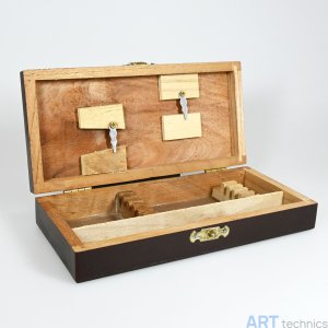 Инструмент Deffner & Johann Деревянный ящик, пустой, 190 x 92 x 38 мм Инструмент Deffner & Johann Деревянный ящик, пустой, 190 x 92 x 38 мм