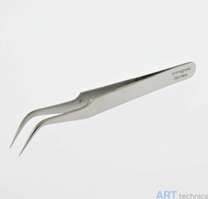 Инструмент Deffner & Johann Пинцет, нержавеющая сталь, острия сильно изогнуты, длина 115 мм Инструмент Deffner & Johann Пинцет, нержавеющая сталь, острия сильно изогнуты, длина 115 мм