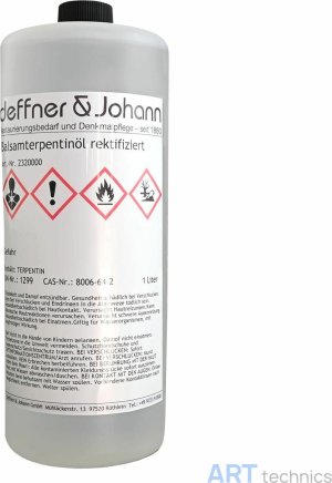 Материал для реставрации Масло скипидарное бальзамическое, очищенное, 1 л Материал для реставрации Масло скипидарное бальзамическое, очищенное, 1 л