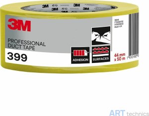 Материал для реставрации 3M Лента 3M для бетона 399, желтая, 44 мм x 50 м Материал для реставрации 3M Лента 3M для бетона 399, желтая, 44 мм x 50 м