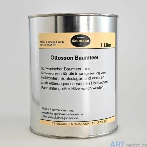 Материал для реставрации Ottosson Fargmakeri Древесный дёготь Ottosson, 1 л Материал для реставрации Ottosson Fargmakeri Древесный дёготь Ottosson, 1 л