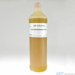 Материал для реставрации Deffner & Johann Льняное масло холодного прессования, высшей очистки - качество Premium, 1 л Материал для реставрации Deffner & Johann Льняное масло холодного прессования, высшей очистки - качество Premium, 1 л