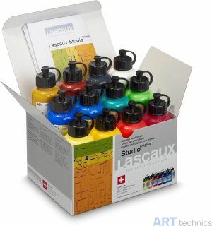 Пигменты и краски Lascaux Набор акриловых красок Lascaux Studio Original, 12 цветов, 85 мл Пигменты и краски Lascaux Набор акриловых красок Lascaux Studio Original, 12 цветов, 85 мл