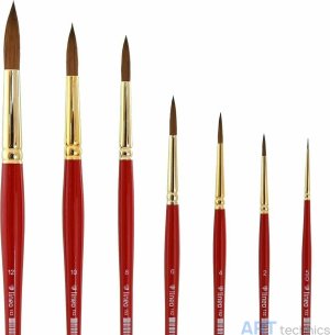 Кисть Deffner & Johann Набор кистей lineo, серия 152, круглые, синтетика, размеры 5/0 - 12 (9 шт.) Кисть Deffner & Johann Набор кистей lineo, серия 152, круглые, синтетика, размеры 5/0 - 12 (9 шт.)