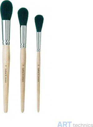 Кисть Deffner & Johann Кисть для золочения Deffner & Johann, круглая, смесь, ассортимент Кисть Deffner & Johann Кисть для золочения Deffner & Johann, круглая, смесь, ассортимент