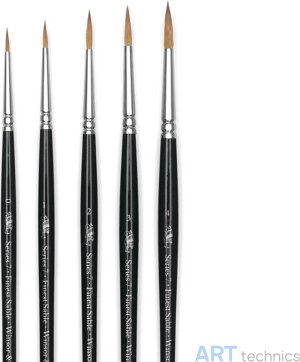 Winsor & Newton ����� ������ Winsor & Newton, ����� 7 �����������, �������, �������, ������� 0 - 4 (5 ��.)