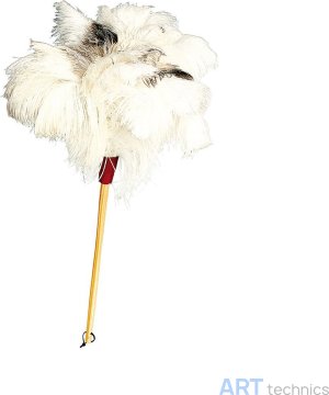 Кисть Deffner & Johann Метёлка из страусиных перьев, белые, длина 70 см Кисть Deffner & Johann Метёлка из страусиных перьев, белые, длина 70 см