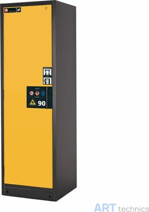 Оснащение мастерских Asecos Защитный шкаф asecos Q-PEGASUS-90, ширина 600 мм, защитная дверь желтого цвета RAL 1004 Оснащение мастерских Asecos Защитный шкаф asecos Q-PEGASUS-90, ширина 600 мм, защитная дверь желтого цвета RAL 1004